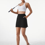 de mujeres Yoga & golf Falda con de talle alto , interno Shorts & bolsillos