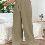 EZwear Pantalones de cintura con cordon