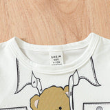 Chicas Bebe Camiseta con estampado de oso