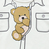 Chicas Bebe Camiseta con estampado de oso