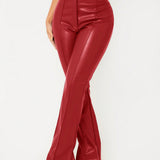 SXY Pantalones acampanados de talle alto