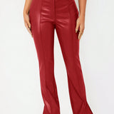 SXY Pantalones acampanados de talle alto