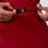 Conjunto De 2 Piezas Para Embarazadas: Camiseta De Cuello Alto Y Banda De Cintura Ajustable