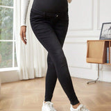 Jeans De Maternidad Slim Fit Con Soporte Para El Vientre