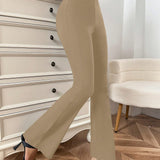 Prive Pantalones de Mujer Liso Elegante