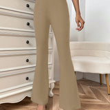 Prive Pantalones de Mujer Liso Elegante