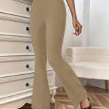 Prive Pantalones de Mujer Liso Elegante