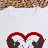 LUNE Camiseta De Manga Corta Con Estampado De Cupido Para Mujer