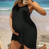Vestido De Cami Cubierto Para Embarazada Con Espalda Descubierta