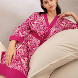 Luvlette Bata Kimono De Con Estampado Paisley