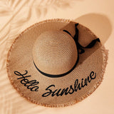 VCAY 1 Pieza Sombrero De Sol Bordado Para Dama