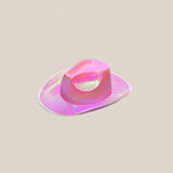NEW 1 Pieza Sombrero De Vaquero Rosa Para Damas Con Flecos, Lentejuelas Y Decoracion De Estras Adecuado Para Viajes Y Vacaciones