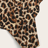 6 piezas conjunto tangas en abanico de leopardo