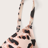 Bikini tanga triángulo de leopardo