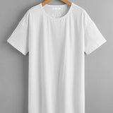 Blanco / S Camisetas Liso Básico