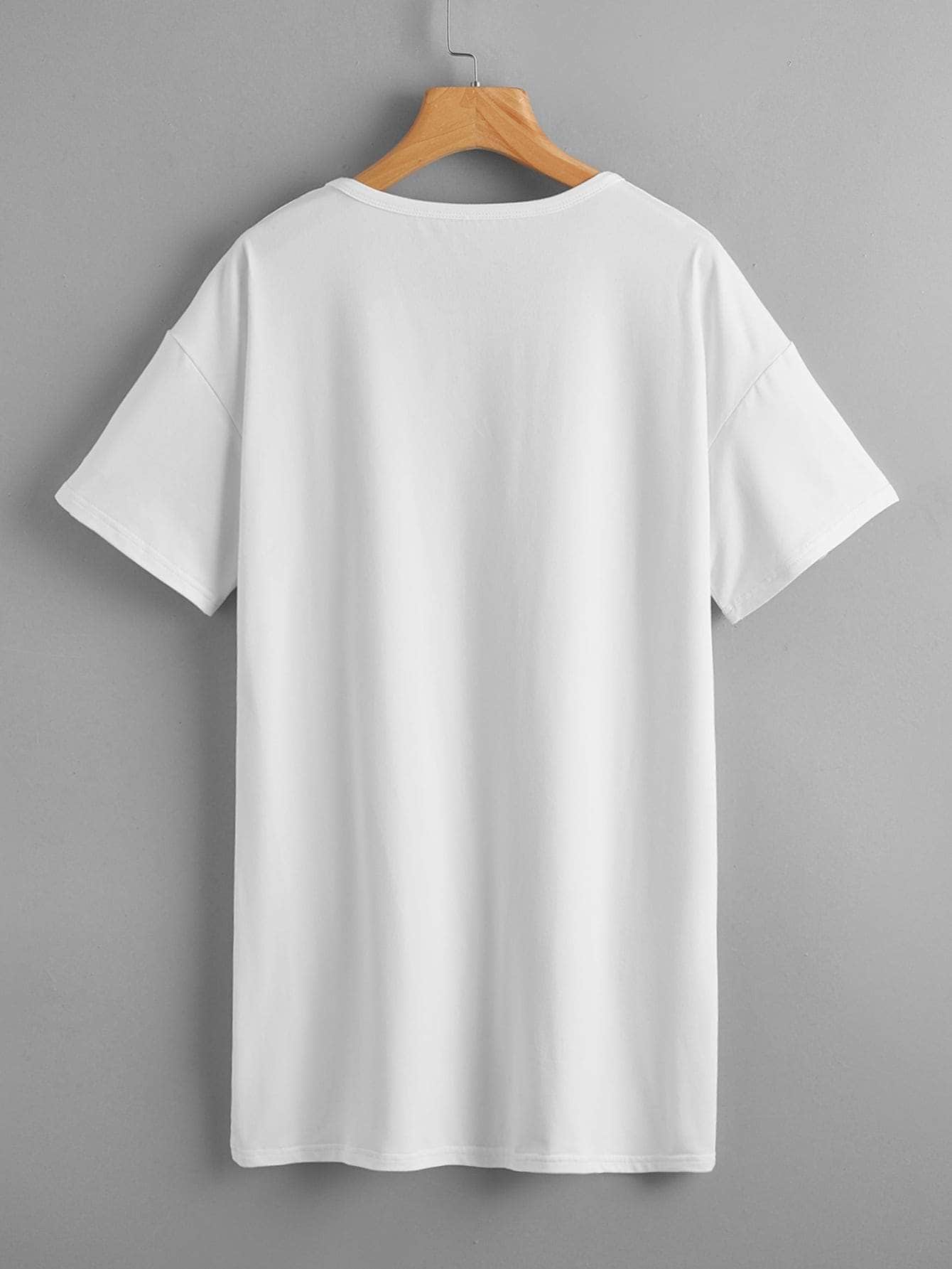 Blanco / M Camisetas Liso Básico