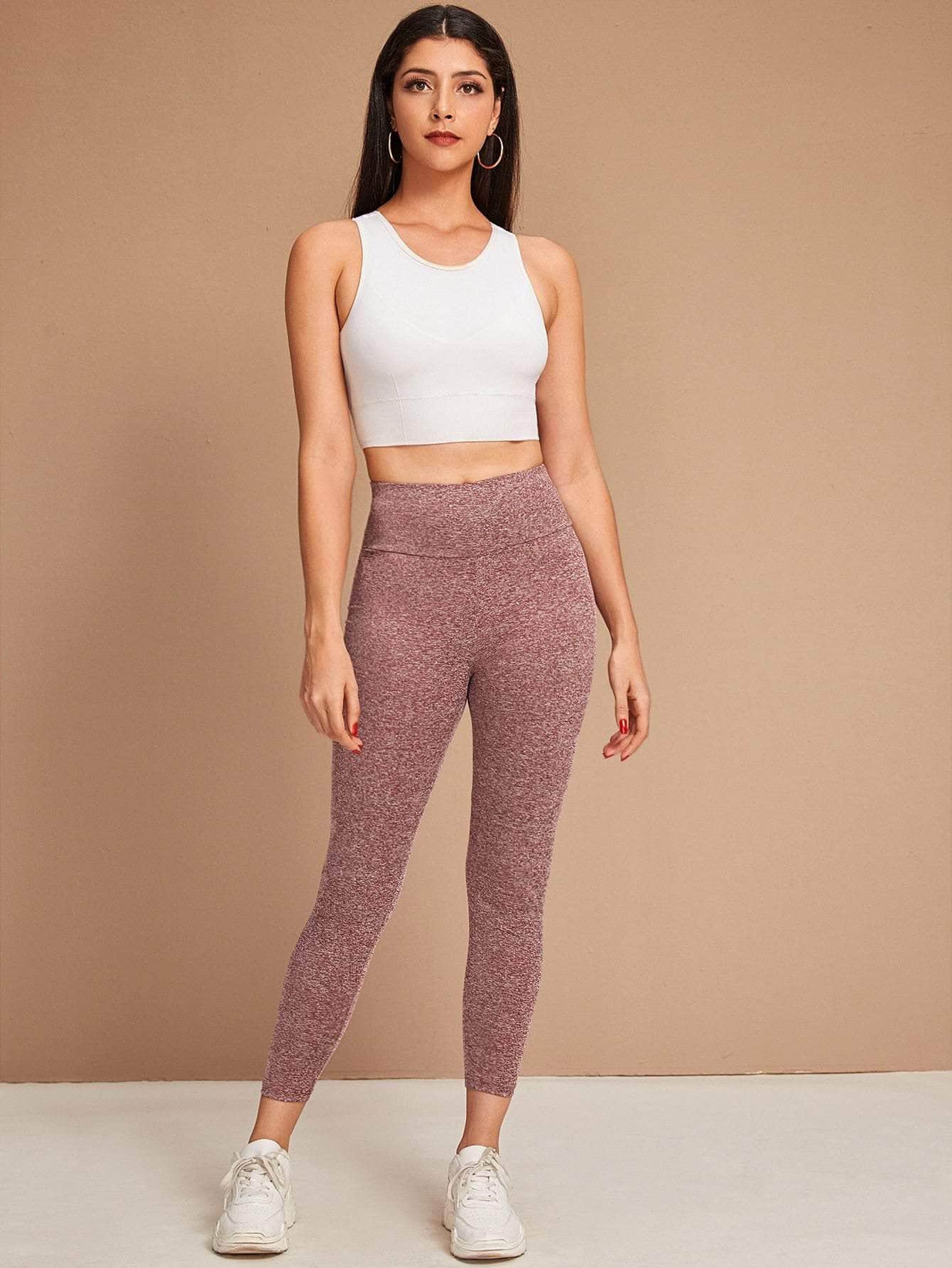 Leggings de cintura ancha