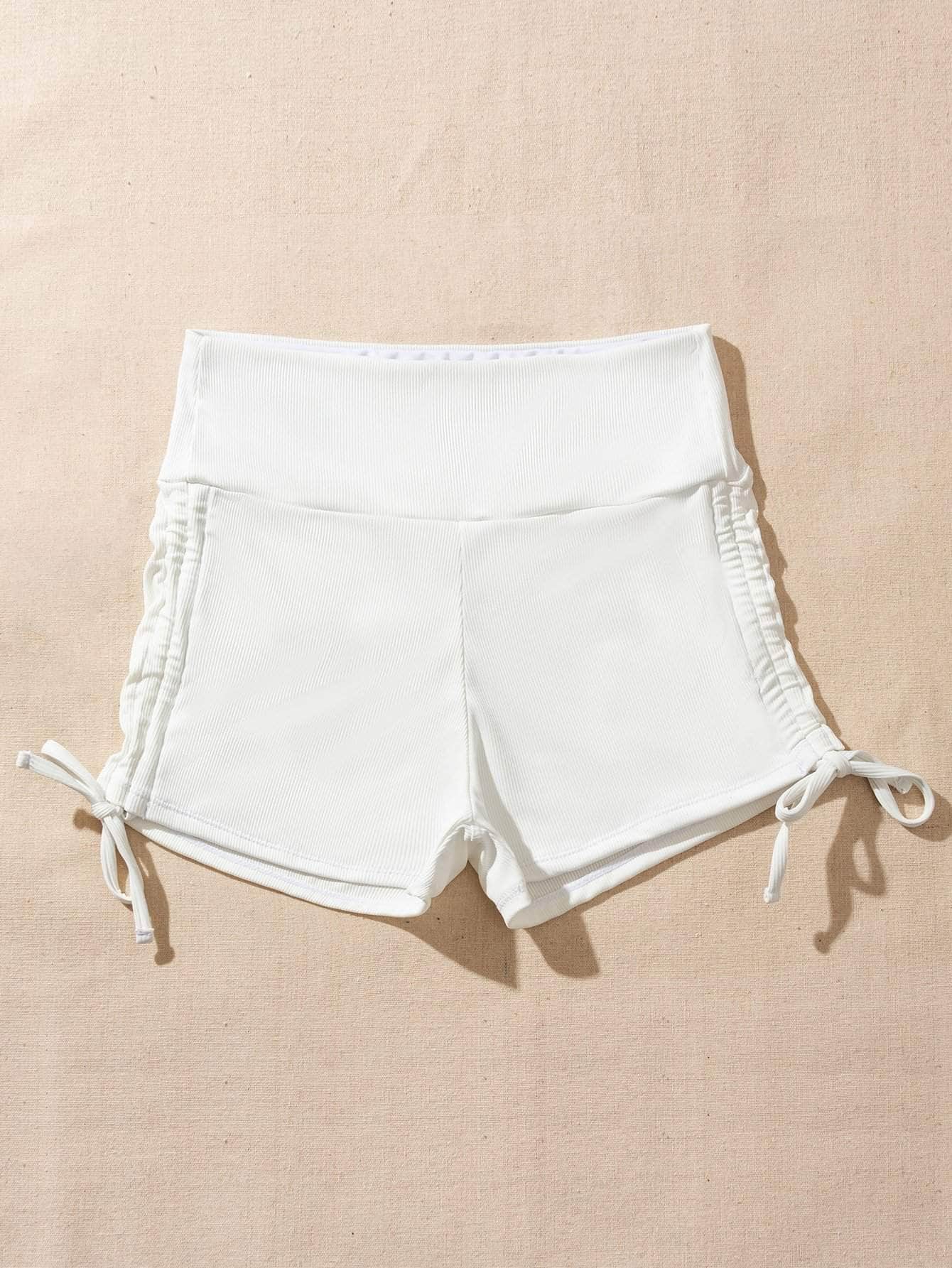 Shorts bikini con cordón lateral