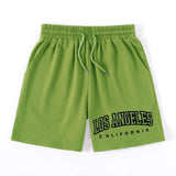 Verde Lima / L Shorts Bolsillo Letras Casual