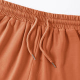 Naranja / L Shorts Bolsillo Letras Casual