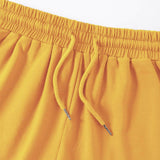 Amarillo / L Shorts Bolsillo Letras Casual