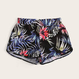 Shorts de natación tropical