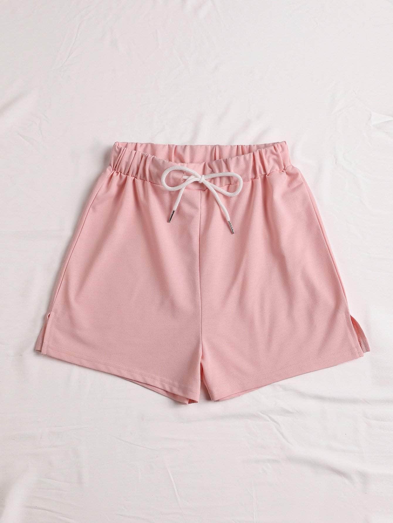 Bebe Rosa / L Shorts Nudo Liso Casual