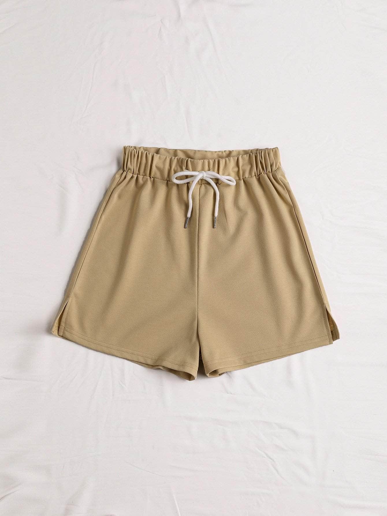 Caqui / L Shorts Nudo Liso Casual