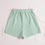 verde menta / M Shorts Nudo Liso Casual