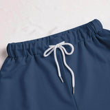 Azul Marino / XL Shorts Nudo Liso Casual